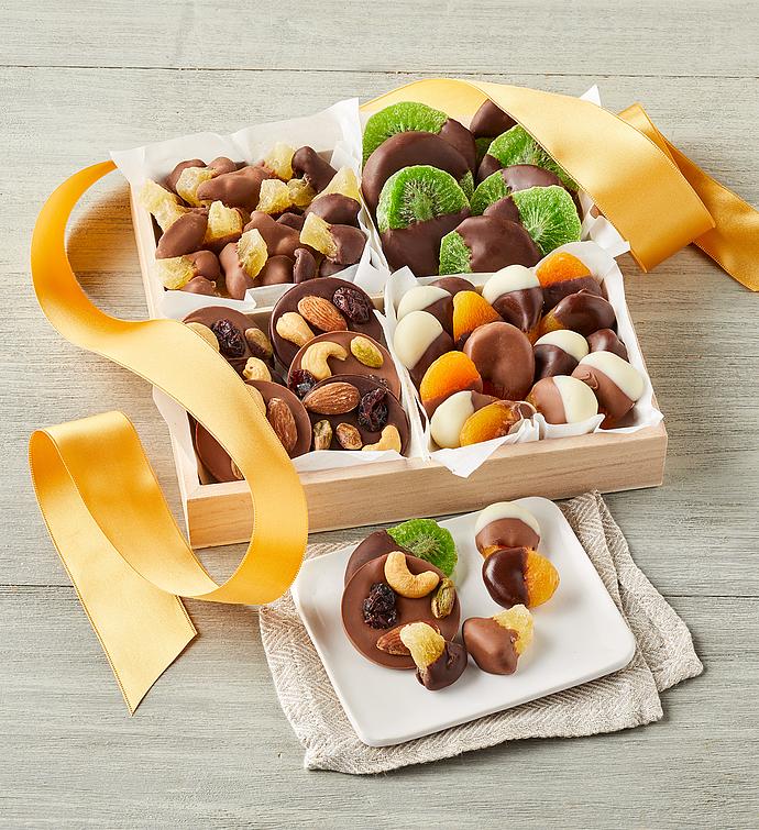 Belgian Chocolate-Dipped Dried Fruit and Mendiants